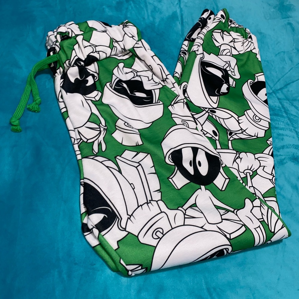 Dolls Kill x Looney Toons Marvin The Martian Print Joggers